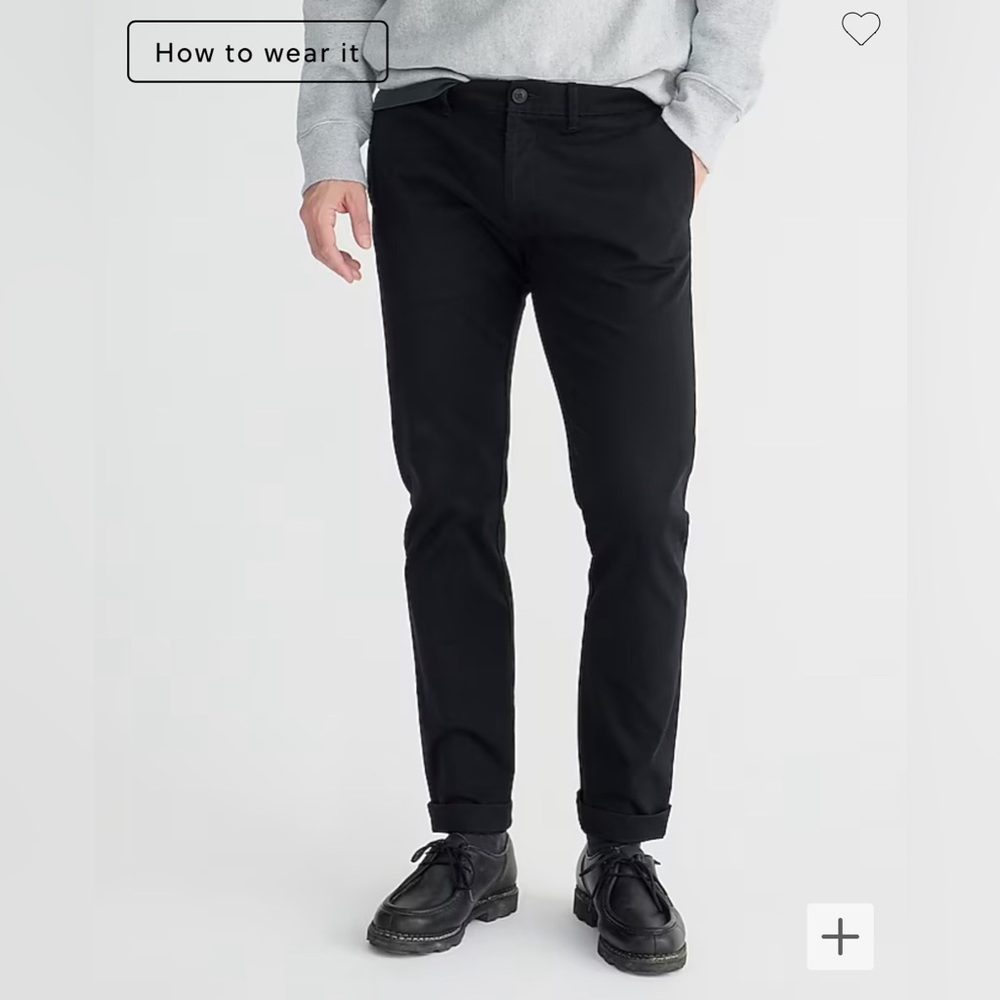 484 Slim-fit stretch chino pant 33/32 JCREW